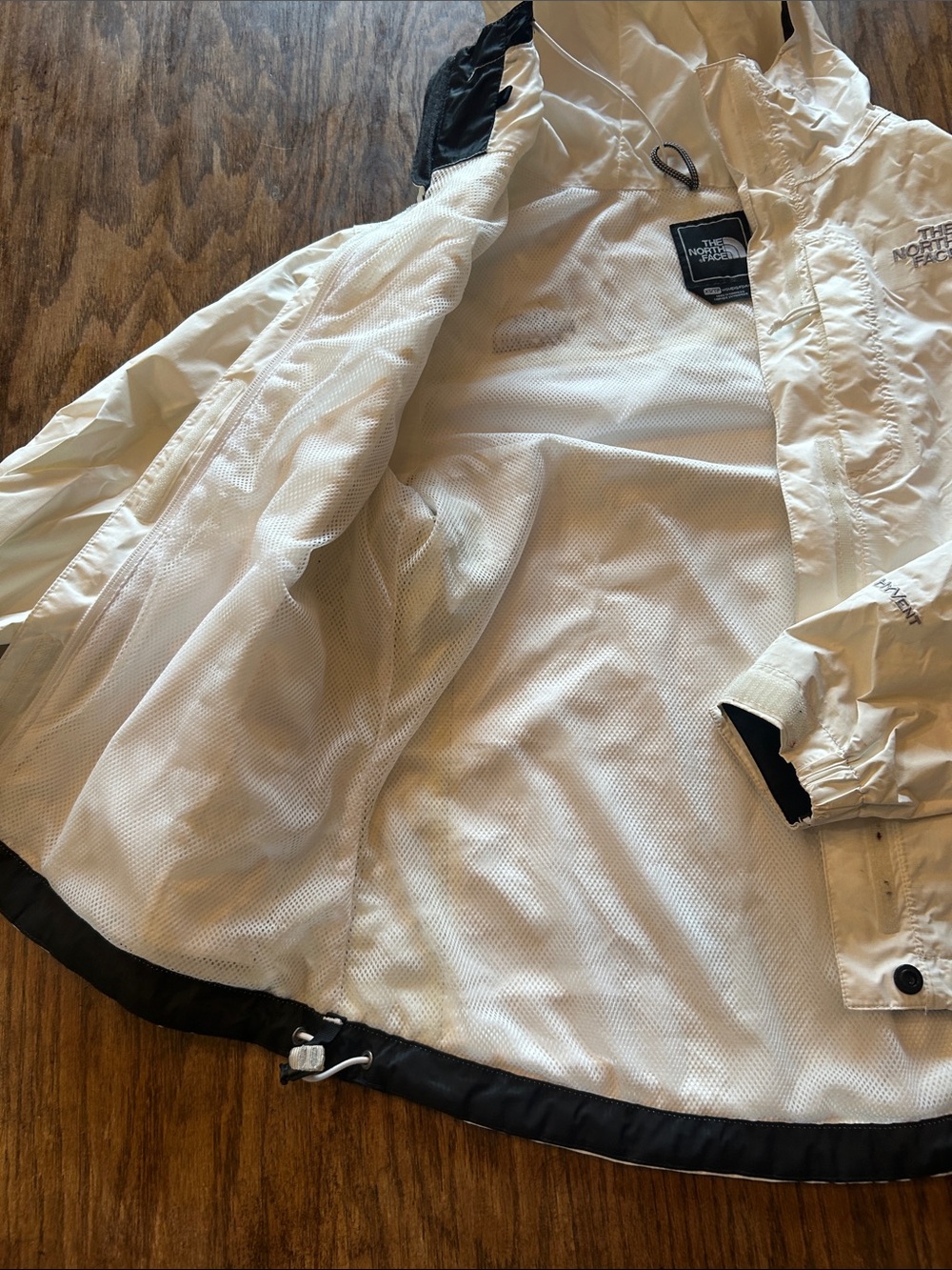 The North Face White Jacket with Black Accents - Picture 6 of 10